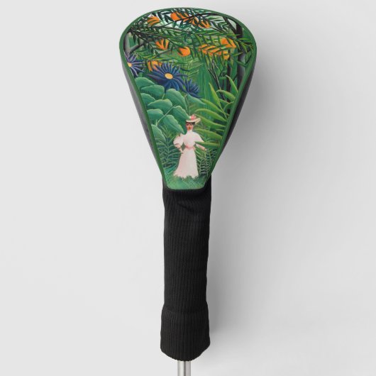 Henri Rousseau - Frauen wandern in einem exotische Golf Headcover (Vorderseite)