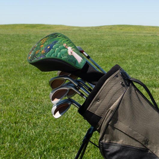 Henri Rousseau - Frauen wandern in einem exotische Golf Headcover (In SItu)