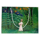 Henri Rousseau - Frauen wandern in einem exotische Große Geschenktüte (Rückseite)