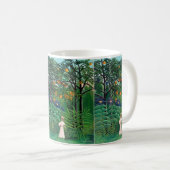 Henri Rousseau - Frauen wandern in einem exotische Kaffeetasse (VorderseiteRechts)