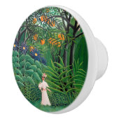 Henri Rousseau - Frauen wandern in einem exotische Keramikknauf (Rechts)