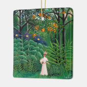 Henri Rousseau - Frauen wandern in einem exotische Keramikornament (Links)