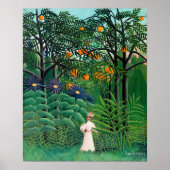 Henri Rousseau - Frauen wandern in einem exotische Poster (Vorne)