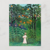 Henri Rousseau - Frauen wandern in einem exotische Postkarte (Vorderseite)