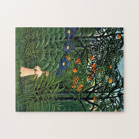 Henri Rousseau - Frauen wandern in einem exotische Puzzle (Horizontal)