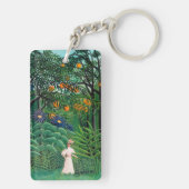 Henri Rousseau - Frauen wandern in einem exotische Schlüsselanhänger (Rückseite)