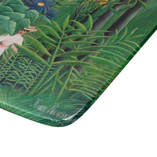 Henri Rousseau - Frauen wandern in einem exotische Schneidebrett (Ecke)