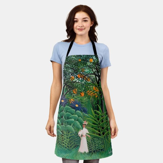 Henri Rousseau - Frauen wandern in einem exotische Schürze (Getragen)