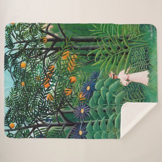 Henri Rousseau - Frauen wandern in einem exotische Sherpadecke (Vorderseite (Horizontal))