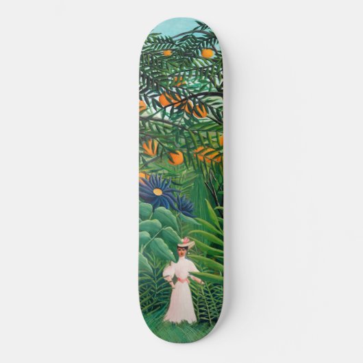 Henri Rousseau - Frauen wandern in einem exotische Skateboard (Vorderseite)