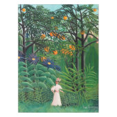 Henri Rousseau - Frauen wandern in einem exotische Tischdecke (Vorderseite)