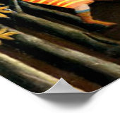 Henri Rousseau - Fußballspieler Poster (Ecke)