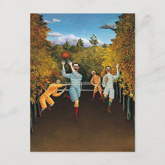 Henri Rousseau - Fußballspieler Postkarte