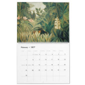 Henri Rousseau-Grafik Kalender (Feb 2027)