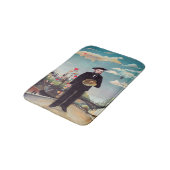 Henri Rousseau - Ich selbst Portrait Landschaft Badematte (Schrägansicht)