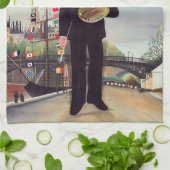 Henri Rousseau - Ich selbst Portrait Landschaft Geschirrtuch (Gefaltet)