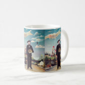 Henri Rousseau - Ich selbst Portrait Landschaft Kaffeetasse (VorderseiteRechts)