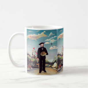 Henri Rousseau - Ich selbst Portrait Landschaft Kaffeetasse