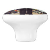 Henri Rousseau - Ich selbst Portrait Landschaft Keramikknauf (Seitenansicht)