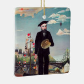 Henri Rousseau - Ich selbst Portrait Landschaft Keramikornament (Rechts)