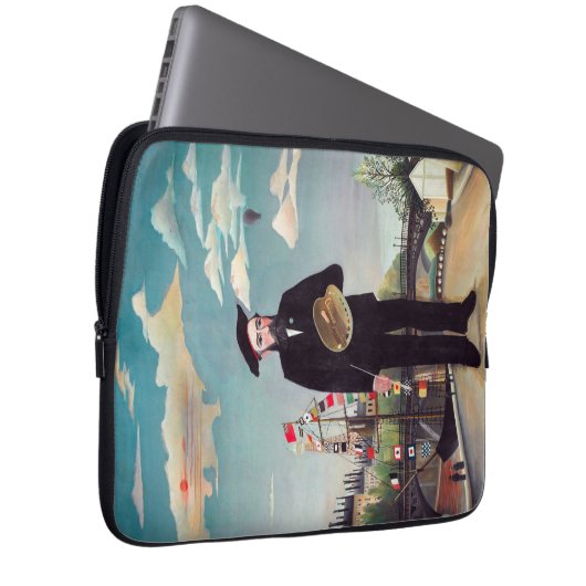 Henri Rousseau - Ich selbst Portrait Landschaft Laptopschutzhülle (Vorne Rechts)