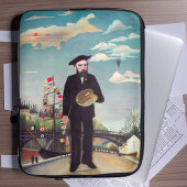 Henri Rousseau - Ich selbst Portrait Landschaft Laptopschutzhülle