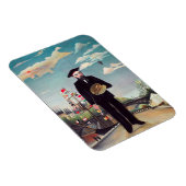Henri Rousseau - Ich selbst Portrait Landschaft Magnet (Rechte Seite)