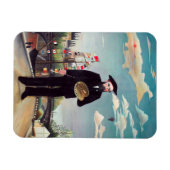 Henri Rousseau - Ich selbst Portrait Landschaft Magnet (Horizontal)