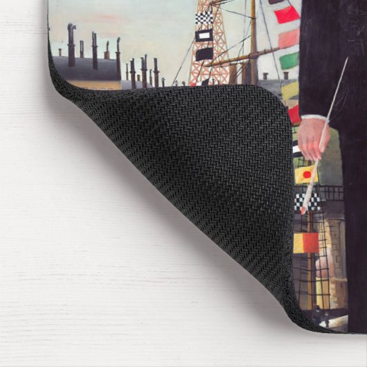 Henri Rousseau - Ich selbst Portrait Landschaft Mousepad (Ecke)