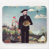 Henri Rousseau - Ich selbst Portrait Landschaft Mousepad (Vorne)