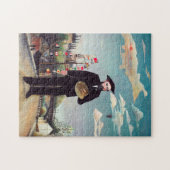 Henri Rousseau - Ich selbst Portrait Landschaft Puzzle (Horizontal)