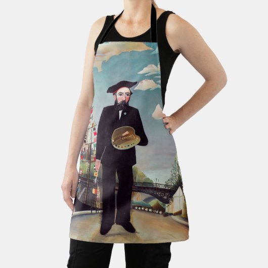 Henri Rousseau - Ich selbst Portrait Landschaft Schürze (InSitu)