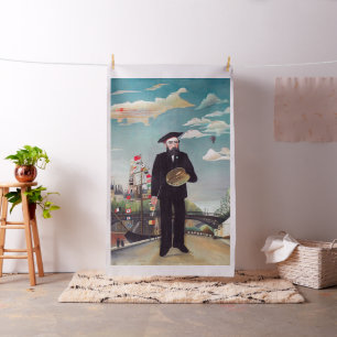 Henri Rousseau - Ich selbst Portrait Landschaft Stoff