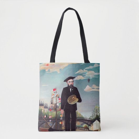 Henri Rousseau - Ich selbst Portrait Landschaft Tasche (Vorderseite)
