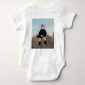 Henri Rousseau - Junge auf den Felsen Baby Strampler (Rückseite)