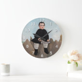 Henri Rousseau - Junge auf den Felsen Große Wanduhr (Zuhause)