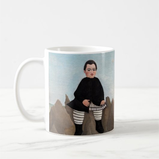 Henri Rousseau - Junge auf den Felsen Kaffeetasse (Links)