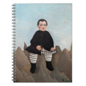 Henri Rousseau - Junge auf den Felsen Notizblock (Vorderseite)