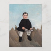 Henri Rousseau - Junge auf den Felsen Postkarte (Vorderseite)