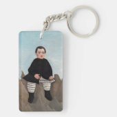 Henri Rousseau - Junge auf den Felsen Schlüsselanhänger (Rückseite)