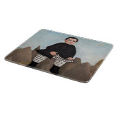 Henri Rousseau - Junge auf den Felsen Schneidebrett (Ecke)