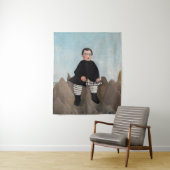 Henri Rousseau - Junge auf den Felsen Wandteppich (Beispiel)