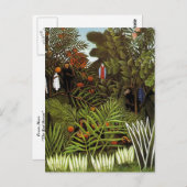 Henri Rousseau - Jungle Landscape Postkarte (Vorne/Hinten)