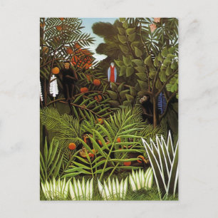 Henri Rousseau - Jungle Landscape Postkarte