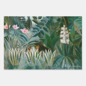 Henri Rousseau - Jungle Masterpiece Selection Geschenkpapier Set (Vorderseite 2)
