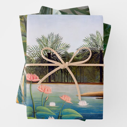 Henri Rousseau - Jungle Masterpiece Selection Geschenkpapier Set (Beispiel)