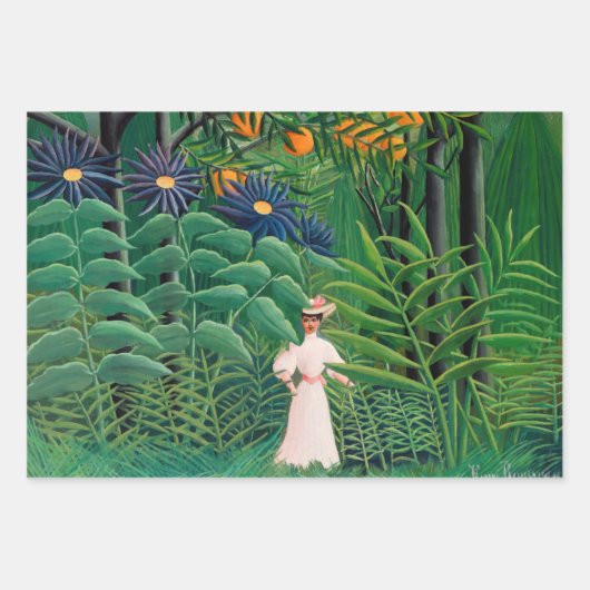 Henri Rousseau - Jungle Masterpiece Selection Geschenkpapier Set (Vorderseite 2)