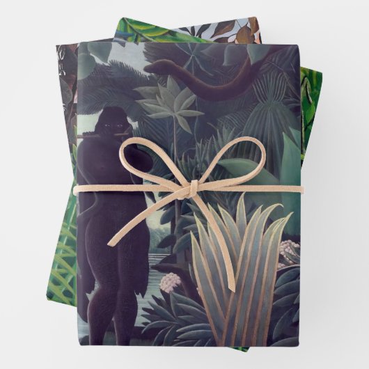 Henri Rousseau - Jungle Masterpiece Selection Geschenkpapier Set (Beispiel)