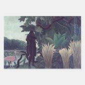 Henri Rousseau - Jungle Masterpiece Selection Geschenkpapier Set (Vorderseite)