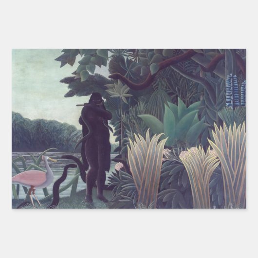 Henri Rousseau - Jungle Masterpiece Selection Geschenkpapier Set (Vorderseite)